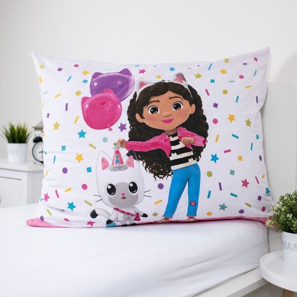 Pamučna dječja posteljina za krevet za jednu osobu 140x200 cm Gabby's Dollhouse "Confetti" – Jerry Fabrics