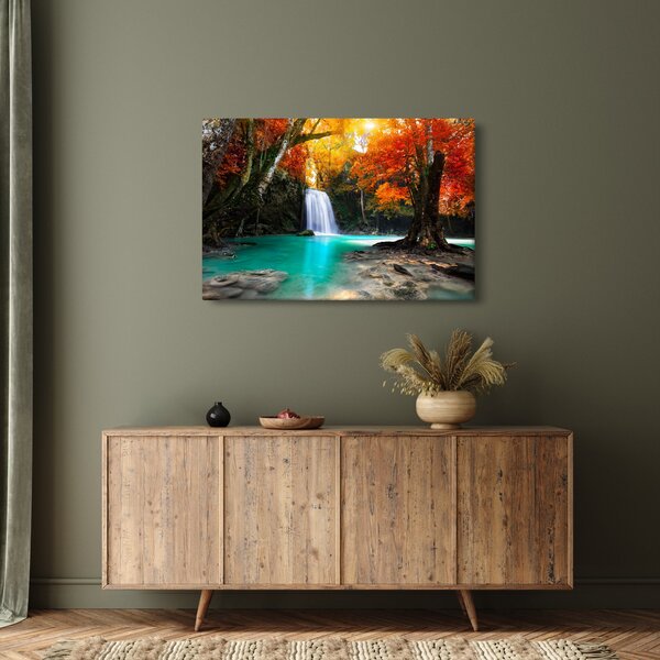 Slika - Emerald Lagoon (90x60 cm)
