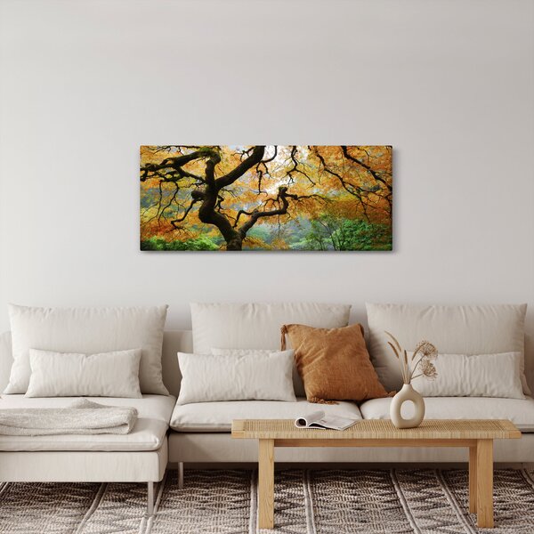Slika rumenega japonskega javorja, Portland, Oregon (120x50 cm)
