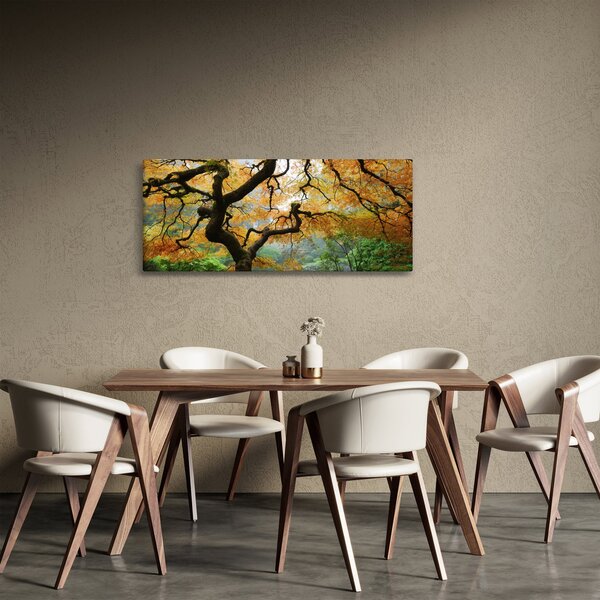 Slika rumenega japonskega javorja, Portland, Oregon (120x50 cm)