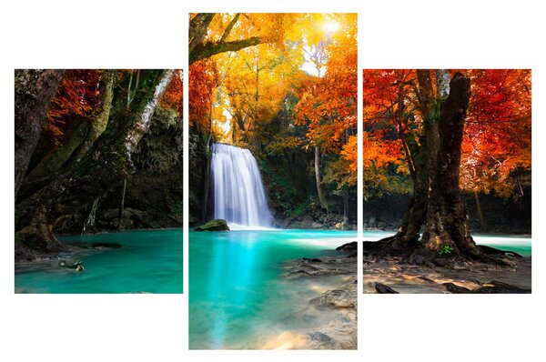 Slika - Emerald Lagoon (90x60 cm)
