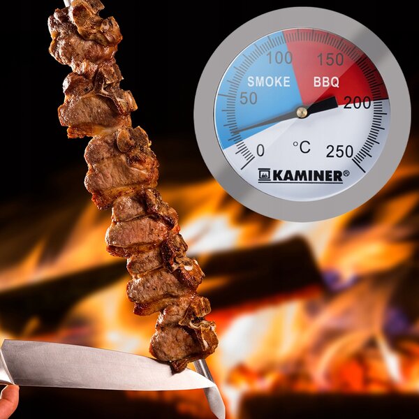 Univerzalni roštilj od nehrđajućeg čelika i pušači do 250 ° C
