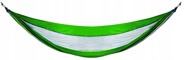 Garden Hammock za dvije 260x131cm do 150 kg najlonsko zeleno sivo