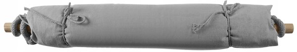 Brazilska viseća stolica mreža 125x97cm do 120 kg siva + 2 jastuka