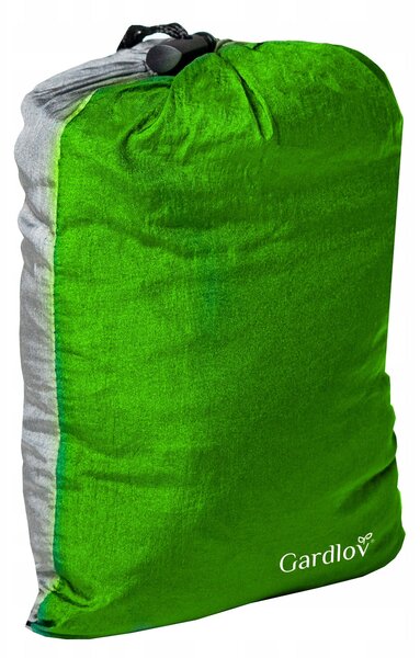 Garden Hammock za dvije 260x131cm do 150 kg najlonsko zeleno sivo