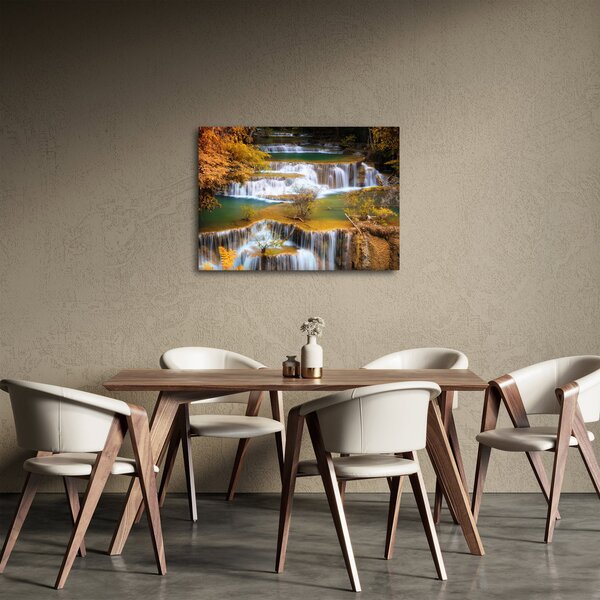 Slika - Slapovi Huay Mae Khamin, Tajska (70x50 cm)