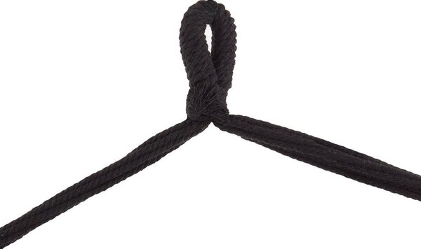 Brazilska viseća stolica mreža 130x100cm do 120kg + 2 jastuka crni