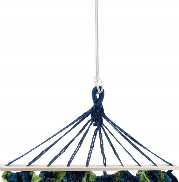 Garden Hammock za dvije osobe 180x160cm do 150 kg duge plave