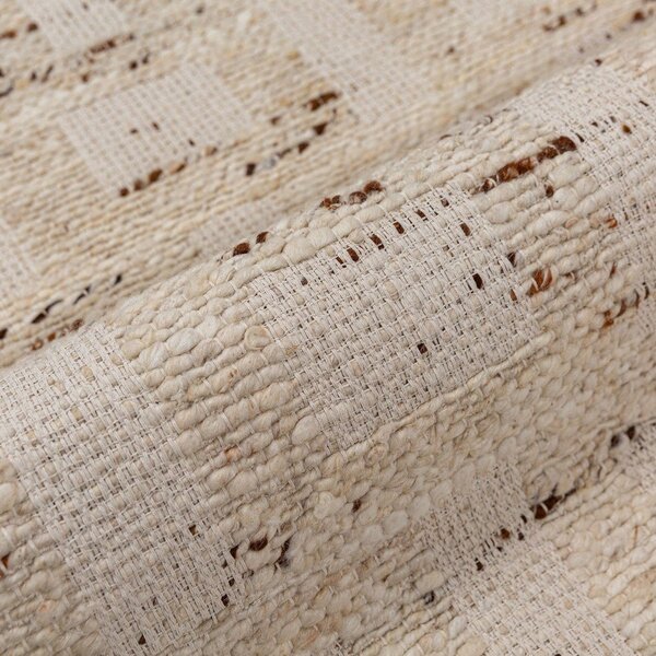 Ručno rađen tepih od mješavine vune u prirodnoj boji 140x200 cm Rova Blend – Flair Rugs