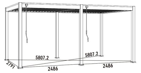 Bioklimatska pergola Intro Neo – Rojaplast