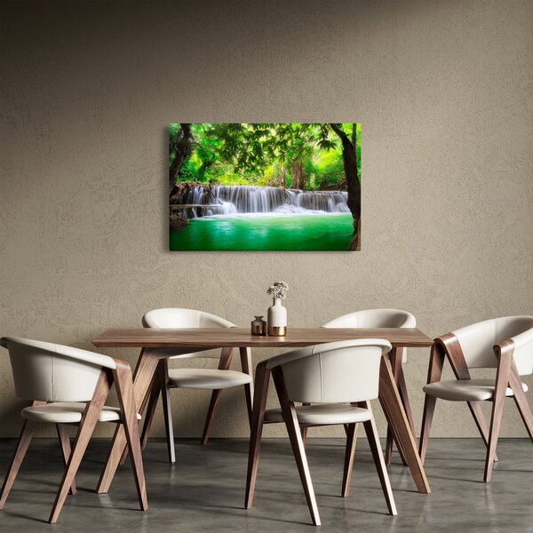 Slika slapa v Kanchanaburiju na Tajskem (90x60 cm)