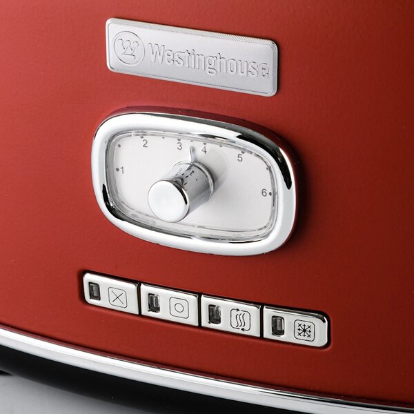 Westinghouse Retro Red 2 Slice toster