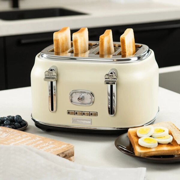 Westinghouse Retro White 4 Slice