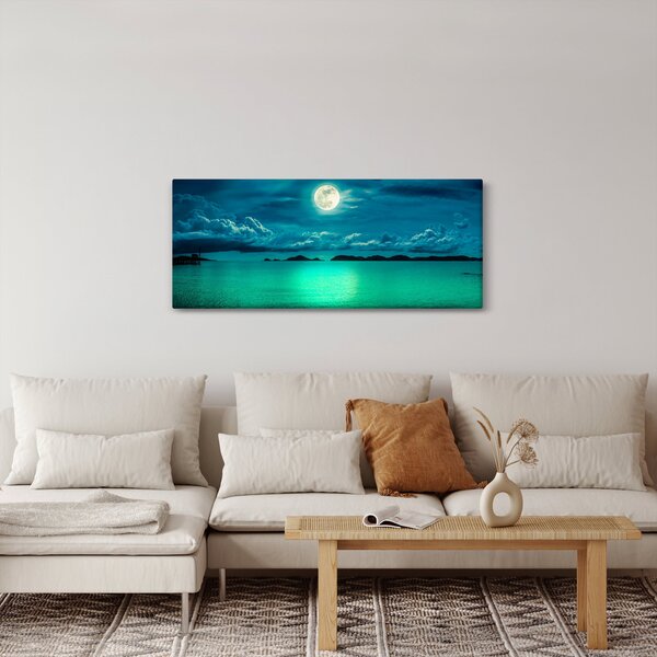 Slika - Polna luna nad površjem (120x50 cm)