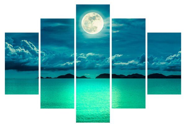 Slika - Polna luna nad površjem (150x105 cm)