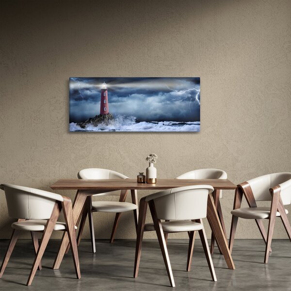 Slika - Svetilnik na pečini (120x50 cm)