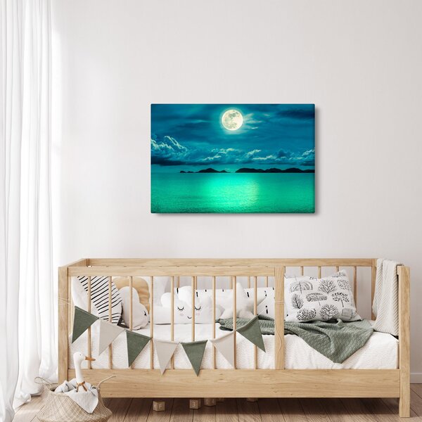 Slika - Polna luna nad površjem (90x60 cm)