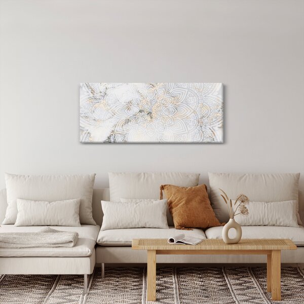 Slika bele mandale (120x50 cm)