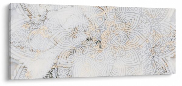 Slika bele mandale (120x50 cm)