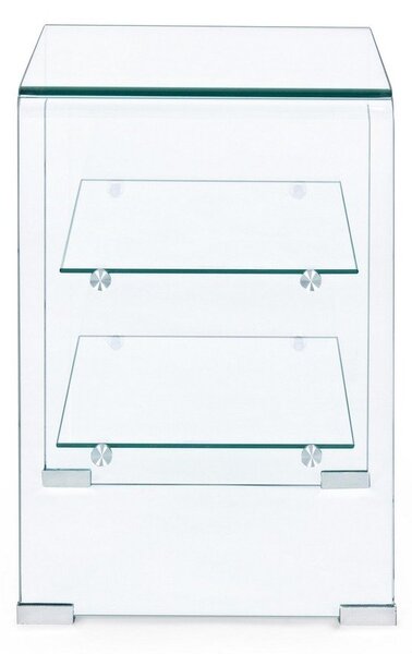 Stakleni pomoćni stol 40x50 cm Iride – Bizzotto