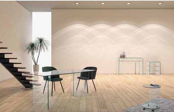 Stakleni pomoćni stol 40x50 cm Iride – Bizzotto