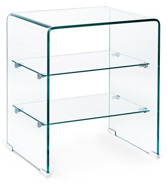 Stakleni pomoćni stol 40x50 cm Iride – Bizzotto