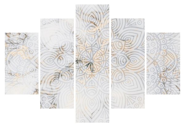Slika bele mandale (150x105 cm)