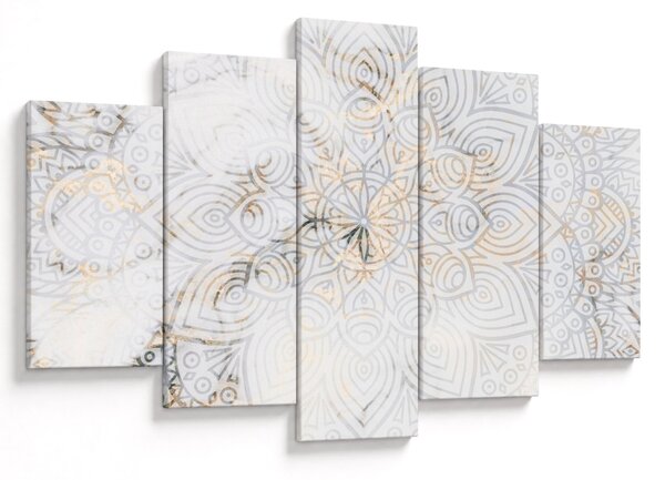 Slika bele mandale (150x105 cm)