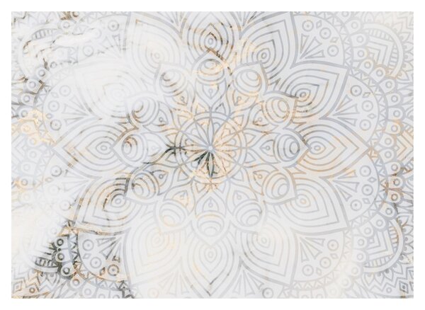 Slika bele mandale (70x50 cm)