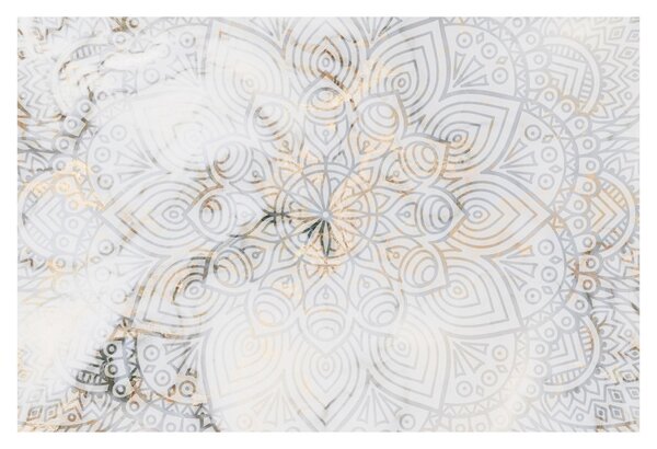 Slika bele mandale (90x60 cm)