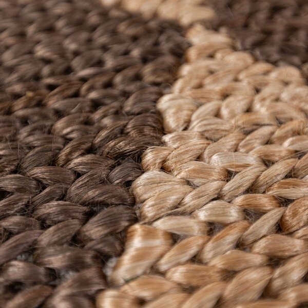 Smeđi/u prirodnoj boji ručno rađen tepih od mješavine jute 120x170 cm Effie Diamond – Flair Rugs