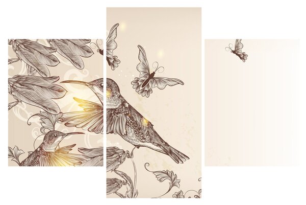 Slika - Kolibri (90x60 cm)