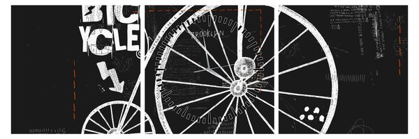Slika - Velocipede (sa satom) (90x30 cm)