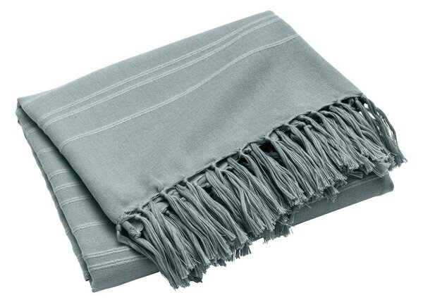 Zeleni pamučan prekrivač 125x150 cm Lilia – douceur d'intérieur