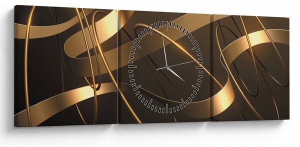 Poslikava - Bronasti trakovi (sa satom) (90x30 cm)