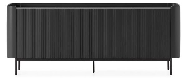 Crna komoda 200x80x40 cm Willa – MOME