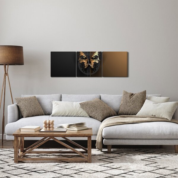 Slika - Metulj smrti (sa satom) (90x30 cm)