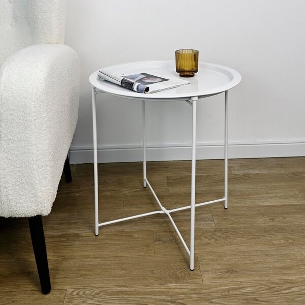 Metalni okrugao pomoćni stol ø 47 cm Hilmar – Yes Everyday