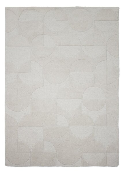 Ručno rađen vunen tepih boje slonovače 120x170 cm Gigi – Flair Rugs