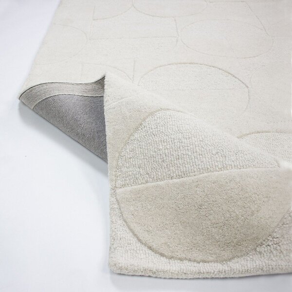 Ručno rađena vunena staza boje slonovače 60x230 cm Gigi – Flair Rugs