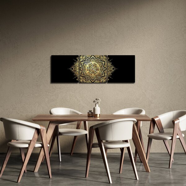 Slika - Mandala bogastva (sa satom) (90x30 cm)