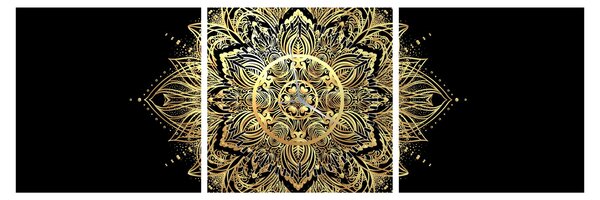 Slika - Mandala bogastva (sa satom) (90x30 cm)