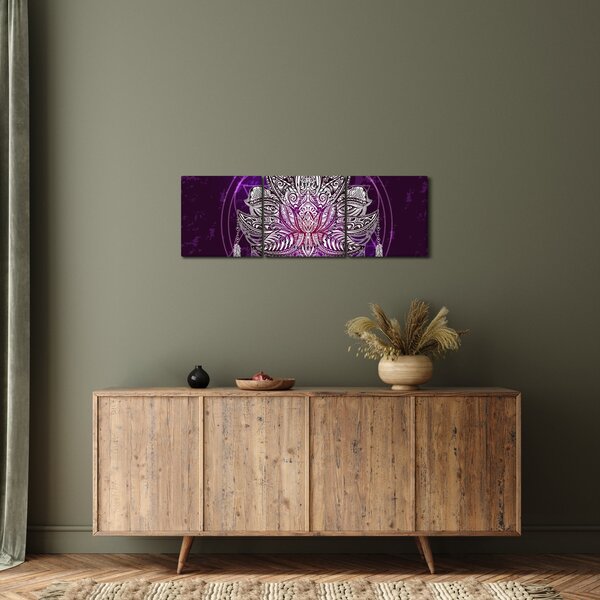 Slika - Lotus (sa satom) (90x30 cm)