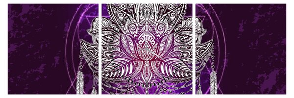 Slika - Lotus (sa satom) (90x30 cm)