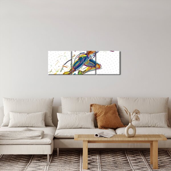Slika - Tekač (sa satom) (90x30 cm)