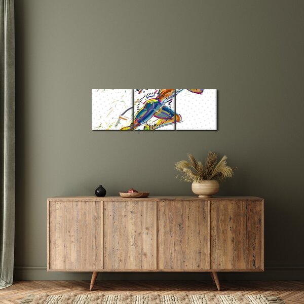 Slika - Tekač (sa satom) (90x30 cm)