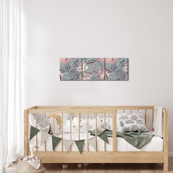 Slika - Rose (sa satom) (90x30 cm)
