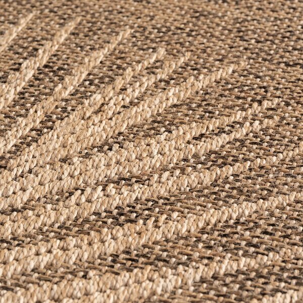 Smeđi okrugao unutarnji i vanjski tepih ø 160 cm Timber 1403 – Ayyildiz Carpets