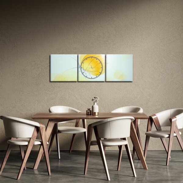 Slika - Rumeni metulj (sa satom) (90x30 cm)