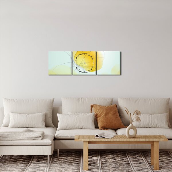 Slika - Rumeni metulj (sa satom) (90x30 cm)